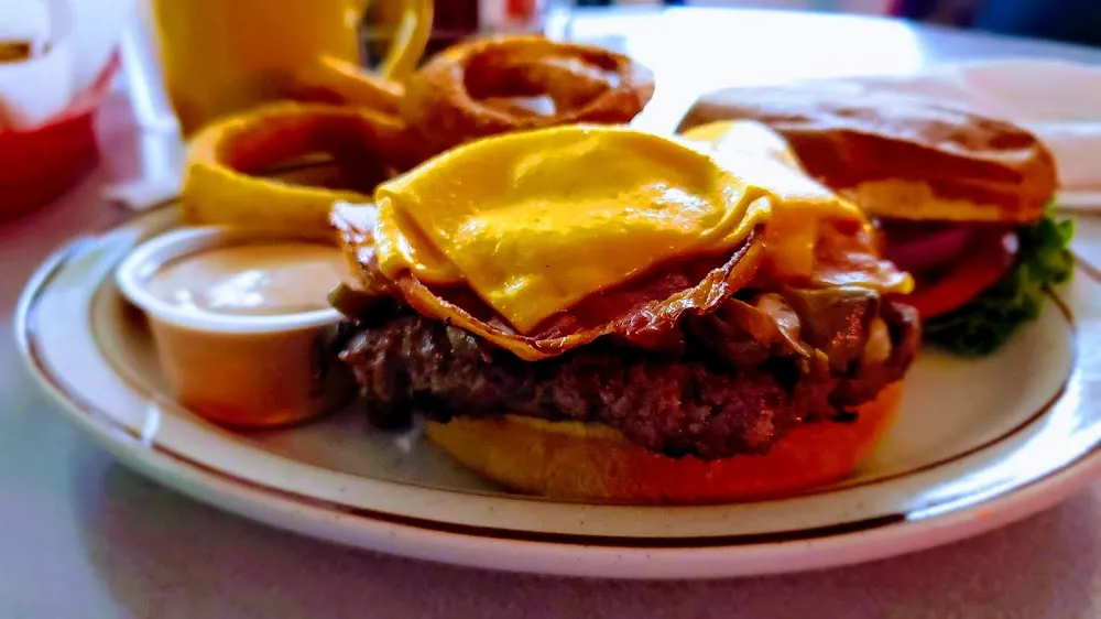 Mashroom and Bacon Burger